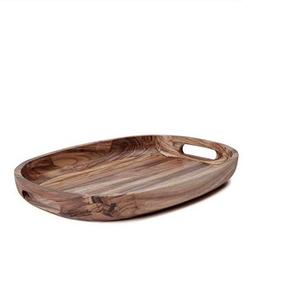 Plateau de service en bois d'acacia avec poignée Set Table basse Plateau de décoration de fête forme carrée et au meilleur prix - Product Image 3