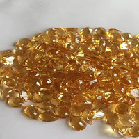 Citrine jaune de qualité supérieure, pierre précieuse naturelle en vrac, certifiée IGI, lustre exceptionnel, clarté élevée, taille parfaite 8000