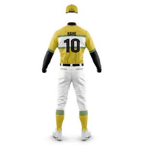 Uniforme de béisbol de alta calidad al por mayor uniforme de entrenamiento de béisbol transpirable de nuevo diseño personalizado - Product Image 3