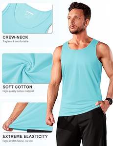 Meilleure vente de débardeurs sans manches de qualité supérieure personnalisables, respirants, en coton à séchage rapide pour hommes et femmes - Product Image 5