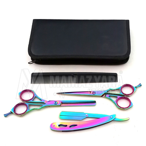 Ciseaux de coupe de cheveux professionnels japonais Sus440c ciseaux de coiffure Salon de coiffure ciseaux amincissants - Product Image 1