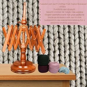 Fil de table en bois moderne Swift à la mode crochet et tricot accessoires d'artisanat meilleur cadeau pour les amateurs de crochet - Product Image 4