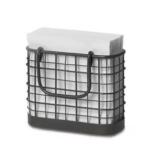 Vente chaude Rustique Fini Porte-Mouchoirs En Métal Exquis Rectangle Panier Style Distributeur De Serviettes pour La Maison Et Le Bureau Décor Utilisation - Product Image 1