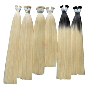 Cabello humano crudo ondulado natural a granel con cutícula virgen vietnamita sin procesar - Product Image 5