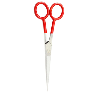 กรรไกรตัดผมสแตนเลสเยอรมันสีแดงแบบมืออาชีพใบมีดคมและด้ามจับที่จับสบายเครื่องมือความงามในร้านเสริมสวย - Product Image 5