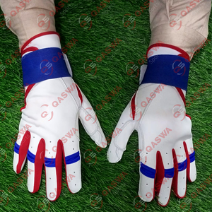 Guantes de bateo de béisbol por encargo de alta calidad guantes de béisbol personalizados al por mayor de cuero cómodos - Product Image 3