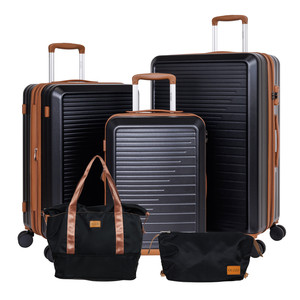 Maleta de PC Ligera OUZZO, Expandible, con Candado TSA, 4 Ruedas Fijas, Asa Suave, Forro de Poliéster Resistente, Personal - Product Image 1