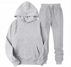 Ensemble deux pièces pour homme, Sweat à capuche, survêtement uni, jogging, survêtement - Product Image 5