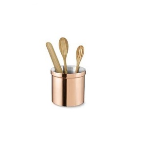 Porte-cuillère de cuisine en cuivre pour ustensile de cuisine porte-cuillère forme ronde repose-cuillère et clips de pot - Product Image 3