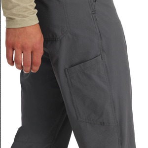 Pantalon tactique cargo d'été léger pour hommes, pantalon de pêche de randonnée extensible imperméable à séchage rapide avec plusieurs poches zippées - Product Image 5