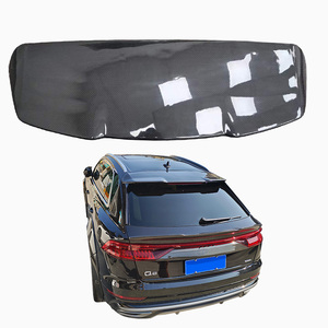 Runde le plus récent Kit de carrosserie en Fiber de carbone sec pour <span class=keywords><strong>Audi</strong></span> <span class=keywords><strong>Q8</strong></span> 2018-2023 mise à niveau RSQ8 aile supérieure remplacer les accessoires de becquet d'installation - Product Image 1