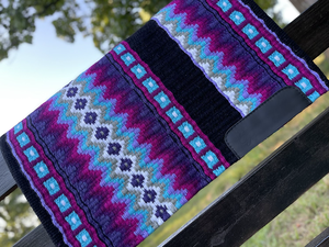 Manta de sillín occidental hecha a mano personalizada Almohadilla de equitación de lana Premium Manta ecuestre duradera Producto caliente del proveedor de la India - Product Image 4