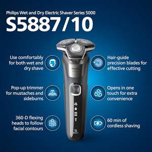 Afeitadora Eléctrica Húmeda y Seca con Estuche de Transporte, Resistente al Agua IPX7, Cuchillas Triples Dobles para Uso Corporal, Mini Afeitadora Rotatoria de Repuesto - Product Image 4