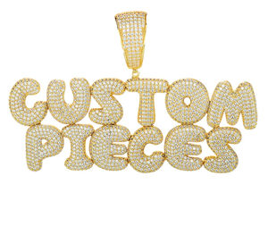 Pendentif Hip Hop en diamant directement du fabricant, argent sterling 925, diamant cultivé VVS Leb, pendentif de bijouterie fine personnalisé - Product Image 1