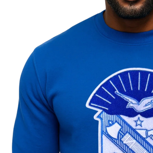 Sigma Shield Chenille Sudadera bordada Algodón suave Premium Greek Fraternity Apparel Phi Beta Sigma Ropa para hombre - Product Image 6
