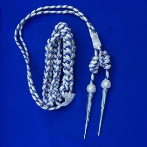 Alta calidad mejor precio Flexible nueva venta al por mayor Mylar Gold 2mm 3mm 4mm 5mm hombro alambre Aiguillette - Product Image 3