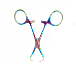 Pince à serviette chirurgicale de couleur arc-en-ciel, acier inoxydable allemand - Product Image 6