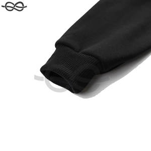 Sudadera con capucha pesada personalizada para hombre con forro polar Sherpa sudadera gruesa de invierno diseño a prueba de viento bolsillo de canguro - Product Image 4