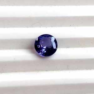 Creación de Obra Maestra Superficie libre de arañazos Tanzanita natural Piedra preciosa de corte redondo para la fabricación de joyas Asequible a precio al por mayor - Product Image 3