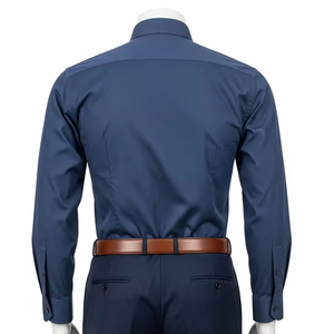 Cinturón Formal de Cuero Vacuno Premium con Hebilla de Pin, Cuero Vacuno Genuino, Accesorio Duradero y Elegante para Hombres, Ropa de Negocios, Moda - Product Image 3