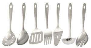 Vente chaude Couverts Mince Poignée Noire Ustensiles De Service En Acier Inoxydable Argent Plaqué Couverts Vaisselle Argenterie Fantaisie - Product Image 5