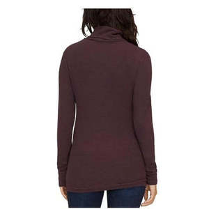 Maglione a collo alto da donna Sanctuary viola tinta unita, lavorato a maglia, con cerniera, fantasia floreale, casual, per primavera estate autunno, taglia M - Product Image 3
