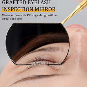 Miroir de maquillage pliable à double face éclairé en plastique multicolores avec logo personnalisé - Product Image 6