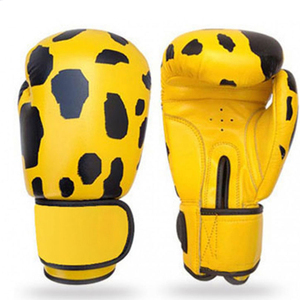 Guantes de boxeo profesionales con logotipo personalizado de alta calidad Guantes de cuero impresos de fábrica de mejor diseño para niños Kickboxing al por mayor - Product Image 1