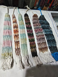 HARI OM CREATIONS - Cuentas Redondas de Turmalina Multicolor y Peridoto Natural Certificadas por IGI, Como se Muestra en la Imagen, para la Elaboración de Elegantes Collares - Product Image 5