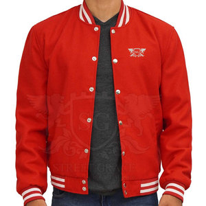 Veste d'hiver en tissu de laine de haute qualité pour hommes dernière conception capuche support personnalisé manches longues Baseball sport Lettermen veste - Product Image 2