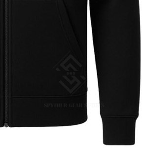 Sweats à capuche zippés pour hommes en tissu polaire de haute qualité, vêtements décontractés pour l'extérieur, vente directe d'usine - Product Image 5