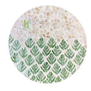 BEST SELLER New Product Mother of Pearl Round Placemats For Party Modern Style Decoration Placemats For <b>Dinner</b> From Vietnam - Product Image 1