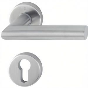 HOPPE Amsterdam Rosette Set E1400Z/42KV/42KVS Stainless Steel F69 Round PZ DIN Left/Right D/D Blinds Shades & <b>Shutters</b> - Product Image 3