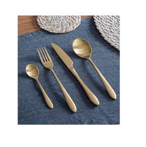 Dernier lot de couverts en plaqué argent avec miroir écologique Nouvel ensemble de couverts en métal pour les fêtes Prix de gros - Product Image 6