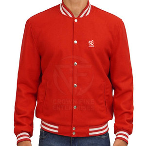Chaqueta Letterman de Invierno para Hombre de Alta Calidad con Cuello Alto, 100% Algodón, Transpirable, Diseño Oversize - Product Image 4