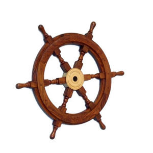 Roue décorative de bateau d'art de mur, au-dessus du lit, salon, décoration extérieure - Product Image 3