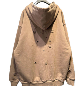 Sudaderas con Capucha de Invierno para Hombre, Estilo Urbano, Tallas Grandes, Impresión Digital, Logotipo Personalizado, 100% Algodón, Gruesas, Desgastadas, con Bolsillo, Venta al Por Mayor - Product Image 2