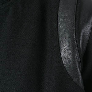 Prix de gros Vestes d'université à manches longues pour femmes | veste universitaire personnalisée en laine à manches en cuir avec logo personnalisé - Product Image 6