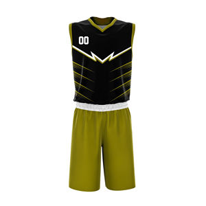 Conjunto deportivo de camiseta de baloncesto para adultos Unisex personalizado de alta calidad OEM uniforme de baloncesto transpirable 2024 - Product Image 5