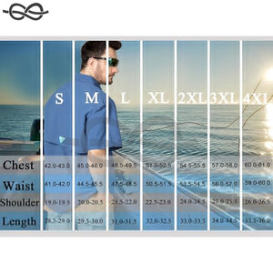 Marque privée personnalisée chemises de pêche boutonnées pour hommes chemises de protection solaire imperméables à manches longues en nylon tactique à séchage rapide - Product Image 5