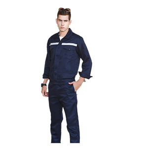 Overol de Alta Visibilidad Resistente a las Llamas, de Algodón/Nomex, para la Industria del Petróleo y Gas, Ropa de Trabajo de Seguridad Reflectante para Trabajadores de la Construcción, Antiestática - Product Image 5