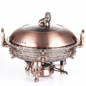 Eco-Friendly Double Bottom Round Casserole <b>Dish</b> for Home <b>Cooking</b> Kitchen Cookware Fantastic Luxurious Middle East Style - Product Image 3