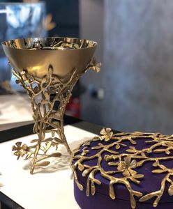 Soporte decorativo de chocolate de metal con estampado floral para mejorar la estética de la Mesa en fiestas, bodas y salas de exposición - Product Image 5