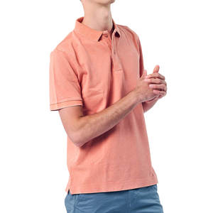 เสื้อโปโลแขนสั้นระบายอากาศได้แบบคลาสสิกสำหรับผู้ชายเสื้อโปโลแบบบล็อกสีทึบ - Product Image 3