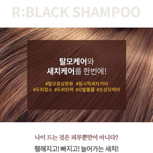 Shampooing Gel Colorant Semi-Permanent Noir 100g - Formule Herbal Sans Ammoniaque - Product Image 3