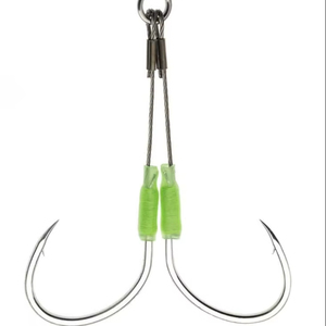 Outil de ligne de pêche à la mouche en acier inoxydable personnalisable crochet en caoutchouc souple pour la construction canne à pêche truite cible rivière alimentation manuelle - Product Image 1