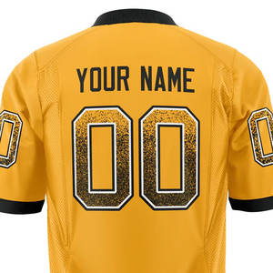 Maillot de football américain pour homme avec impression par sublimation, nouveau design, séchage rapide, évacuation de l'humidité, entièrement personnalisable pour les matchs et les entraînements - Product Image 2