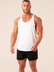Vente en gros de bodybuilder d'été col rond sans manches taille plus gilets de sport en coton personnalisés pour hommes débardeur pour hommes - Product Image 6
