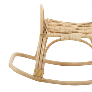Caballo mecedora de ratán hecho a mano, juguete de mimbre Natural, silla de paseo, mecedora ecológica para bebé, para habitación de niños, decoración Vintage para el hogar - Product Image 6