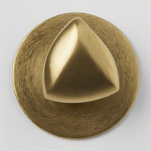 Perilla triangular de hierro BoldPeak para interiores elegantes, perilla de puerta, manija de cajón para Villa, muebles de Hotel, apartamento - Product Image 6